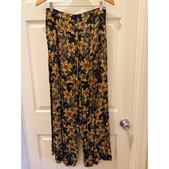 Free People Love Letter Set With Long Sleeve Crop Top - Black/Yellow Boho Style - Picture 3 of 16